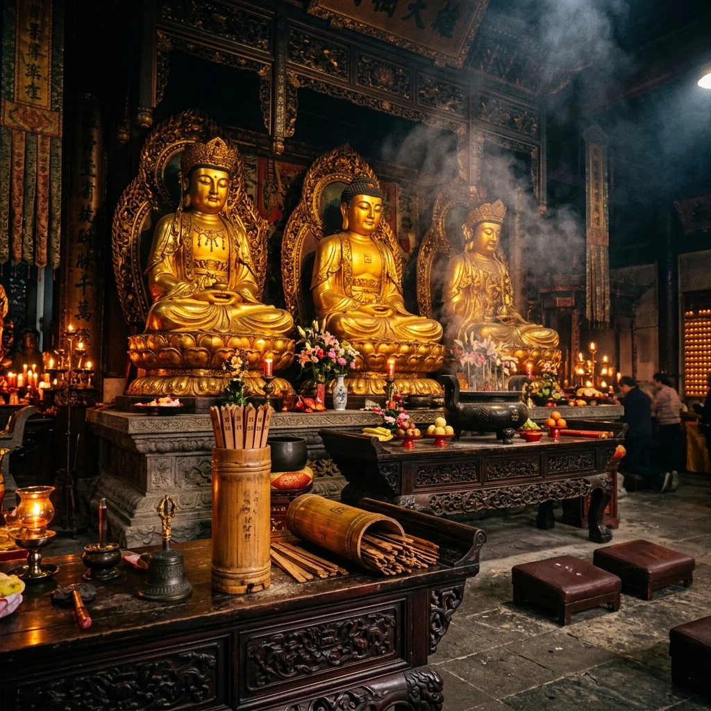 บทสวดบูชาพระพุทธเจ้า ๓ พระองค์