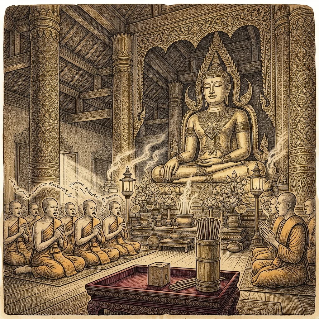ภาพวาดภายในศาลเจ้าวัดกัลยาณมิตร (ซำปอกง)